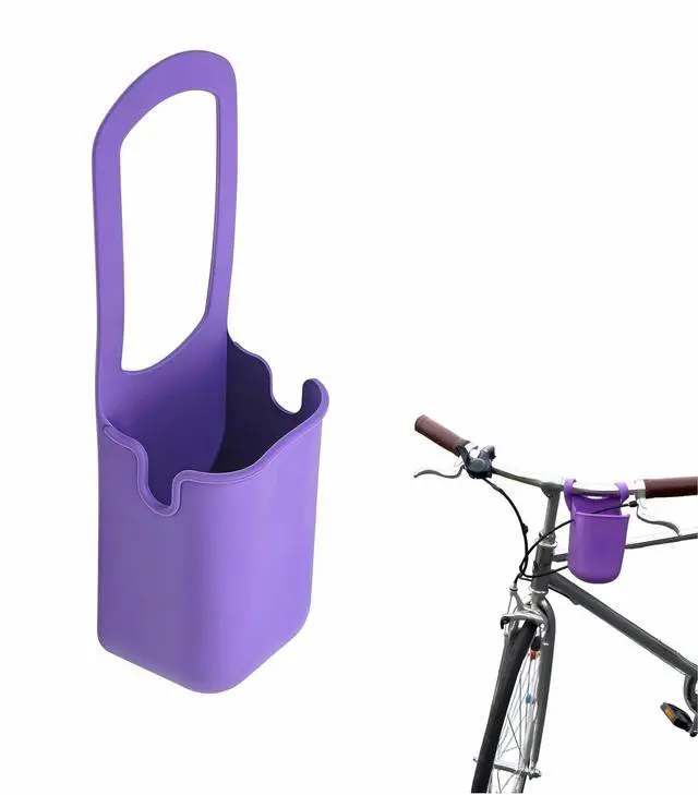 Main image of Universal Foldable Silicone Cup Holder Dual-Open Design fits Most Bottles&Cups.Leak-Proof, Food-Grade Silicone,Easy to Clean.for Adults&on Bikes,Walks,Outdoors.Secure,Foldable,Hands-Free Convenience