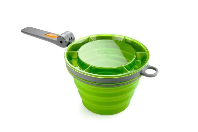 Alt view image 3 of 6 - Fairshare Mug, 22 Ounce Collapsible Mug for Camping, Trail, Travel or Office - Green