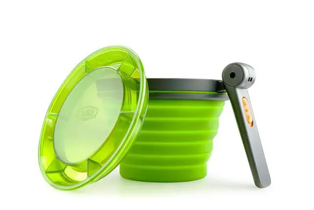 Alt view image 6 of 6 - Fairshare Mug, 22 Ounce Collapsible Mug for Camping, Trail, Travel or Office - Green