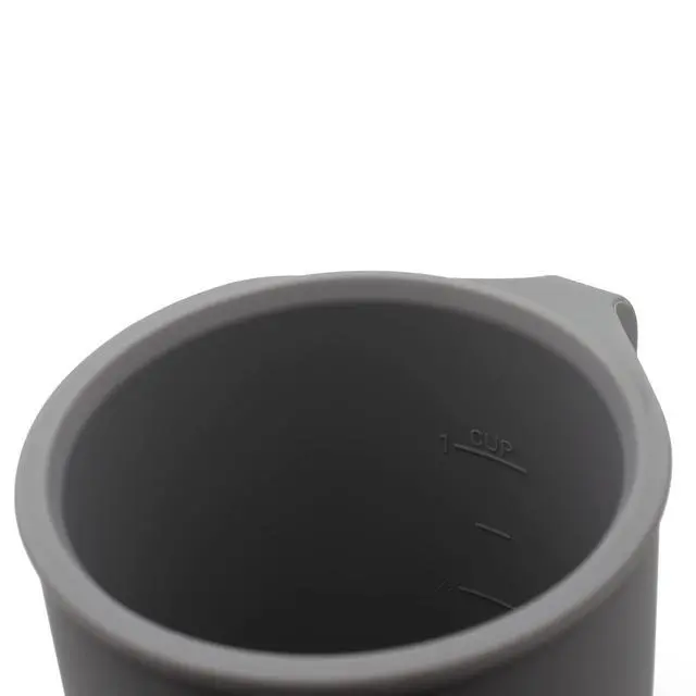 Alt view image 5 of 6 - Silicone Coffee Cup - Food Grade Silicone Camping Mug with Handle - Portable, Collapsible Coffee Mug - BPA Free, Dishwasher Safe and Microwave Safe 12- oz (Evergreen, 1 Pack)