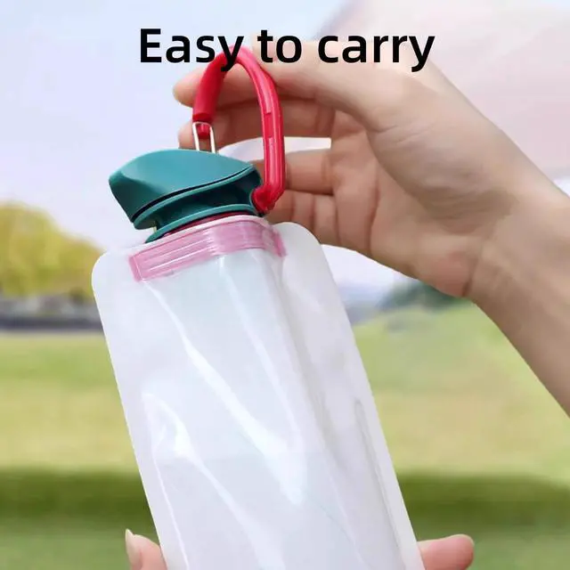 Alt view image 5 of 6 - Travel Essential Kit for Outdoor Enthusiasts | Disposable Bath Towel + Rain Poncho + Collapsible Silicone Water Bottle | Compact Set for Soccer Cup,Stadium Games, Camping, Hiking