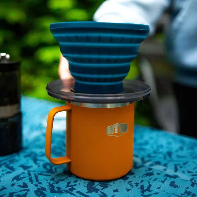 Alt view image 7 of 7 - Pour-Over Java Drip I Travel Drip Coffee Maker, Collapsible Cone Fits All Coffee Cups & Mugs for Caravan, RV, Camping & Backpacking