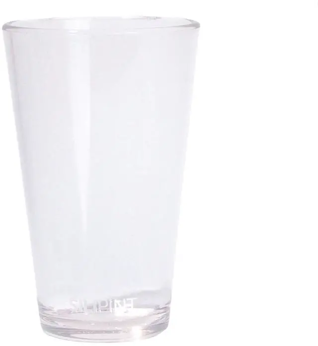 Main image of Silicone Pint Glass - Unbreakable BPA-Free Reusable Silicone Drinking Cup - Flexible Dishwasher and Microwave Safe - Stemless Glass for Coffee Smoothies (Crystal Clear)