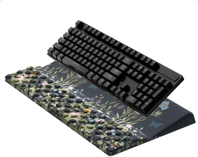 Main image of Keyboard Stand Pad with Wrist Rest, Comfy Ergonomic Keyboard Riser Holder for Office Home