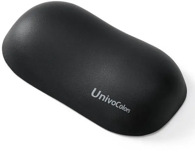 Main image of Design-Wave Wrist Rest, Artificial Sheepskin+Memory Foam+Ergonomic+Anti-Slip Gel, Resilience Support During Work and Gaming,Mouse Accessory,Black