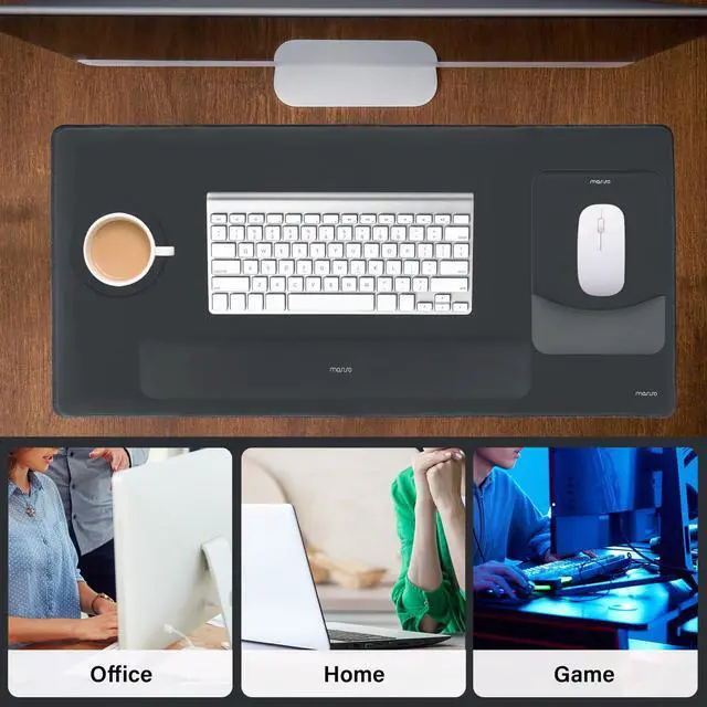 Alt view image 7 of 7 - Keyboard Mouse Pad Set, Large Gaming Mouse Pad&Keyboard Wrist Rest