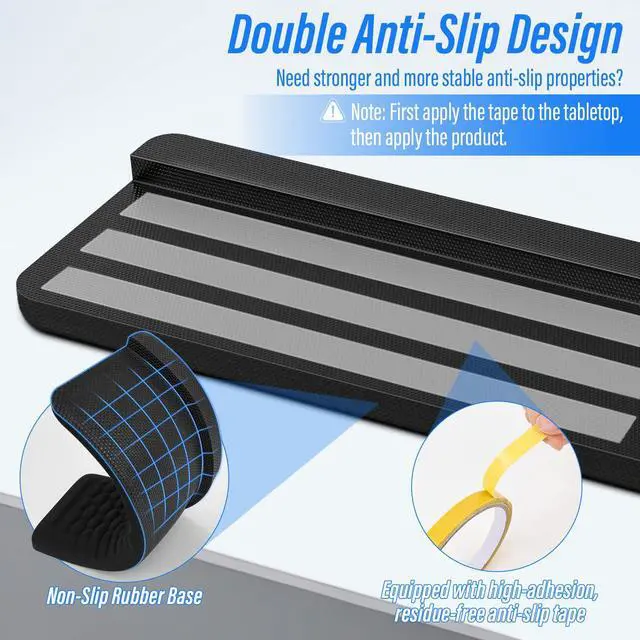 Alt view image 3 of 7 - Desk Elbow Pads (2-Pack) L-Shaped Rest for Desk, Ergonomic Arm Rest Support, Memory Foam Desk Edge Cushion for Palm, Wrist & Forearm, Prevents Elbow & Wrist Strain