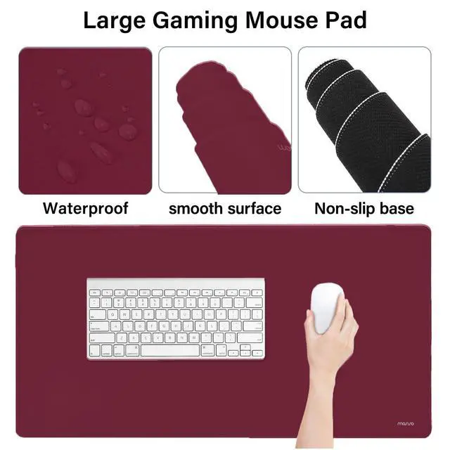 Alt view image 4 of 7 - Keyboard Mouse Pad Set, Large Gaming Mousepad&Keyboard Wrist Rest