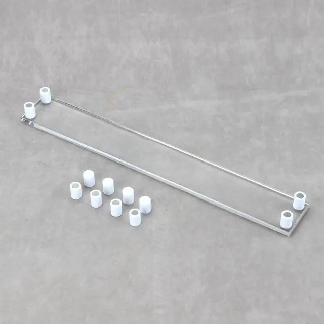 Alt view image 6 of 7 - Artist Leaning Bridge Hand Clear Acrylic Wrist Rest Leaning Bridge