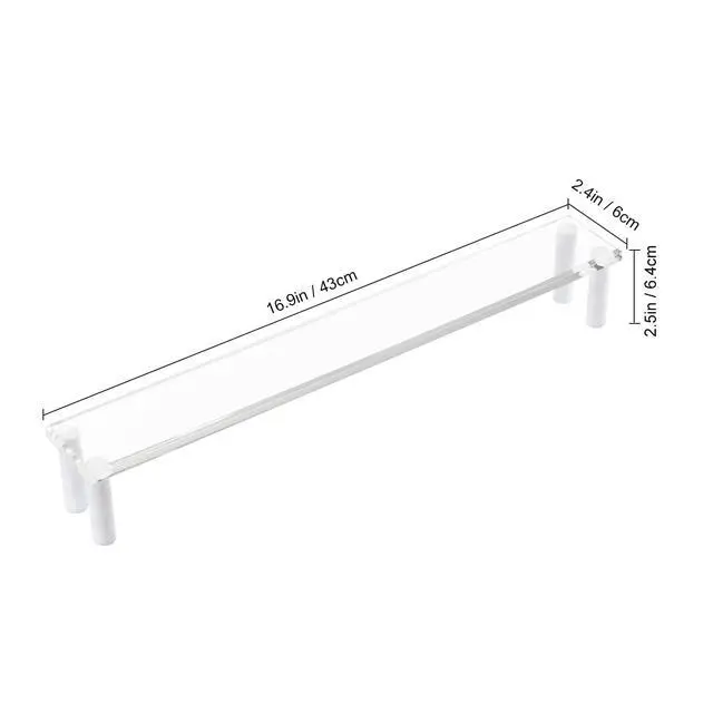 Alt view image 7 of 7 - Artist Leaning Bridge Hand Clear Acrylic Wrist Rest Leaning Bridge