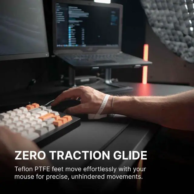 Alt view image 5 of 7 - Advanced Ergonomic Right-Handed Gaming Wrist Rest for Mouse - Superior Support for Serious Gamers - Anti-Fatigue, Smooth Glide (Small, Right, Black)