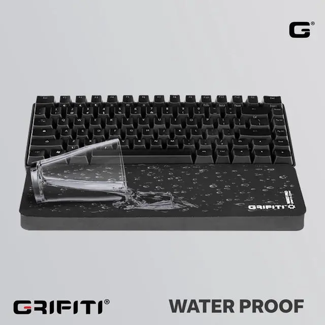 Alt view image 4 of 7 - Wrist Pad 14 X 4 X 0.75 Inch Computer Keyboard Rest Support for Tenkeyless Ergonomic Gaming Wrists Rests Pads - Desk Keyboards Resting Accessories for Carpal Tunnel (Black Nylon)