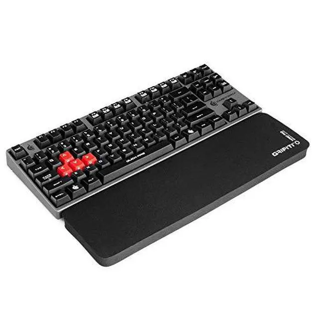 Alt view image 7 of 7 - Wrist Pad 14 X 4 X 0.75 Inch Computer Keyboard Rest Support for Tenkeyless Ergonomic Gaming Wrists Rests Pads - Desk Keyboards Resting Accessories for Carpal Tunnel (Black Nylon)