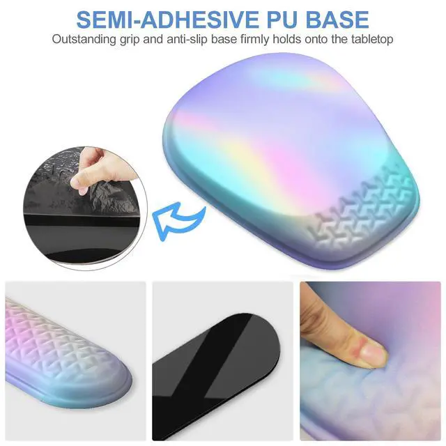Alt view image 4 of 7 - Ergonomic Mouse Pad with Wrist Rest, Memory Foam Support for Office