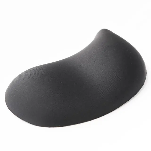 Main image of Ergonomic Mouse Wrist Rest Pad, Small Gel Mouse Keyboard Support Cushion Non-Slip Base, for Easy Typing and Wrist Pain Relief Office Computer, Laptop, PC Gaming (Black)