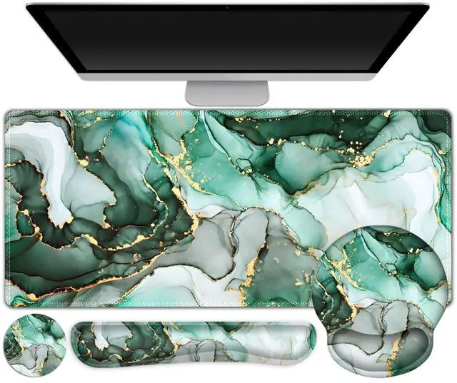Main image of Gaming Mouse Pad, Large Desk Mat, Cute Desk Pad Protector 4in1 XXL Mousepad