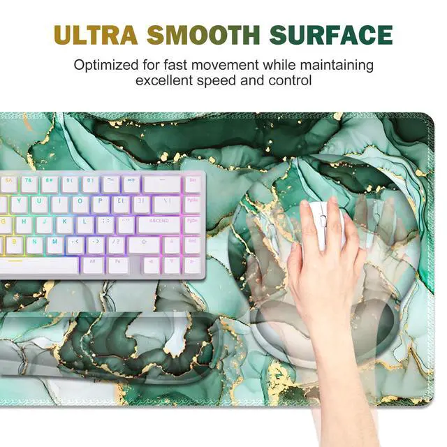 Alt view image 2 of 7 - Gaming Mouse Pad, Large Desk Mat, Cute Desk Pad Protector 4in1 XXL Mousepad