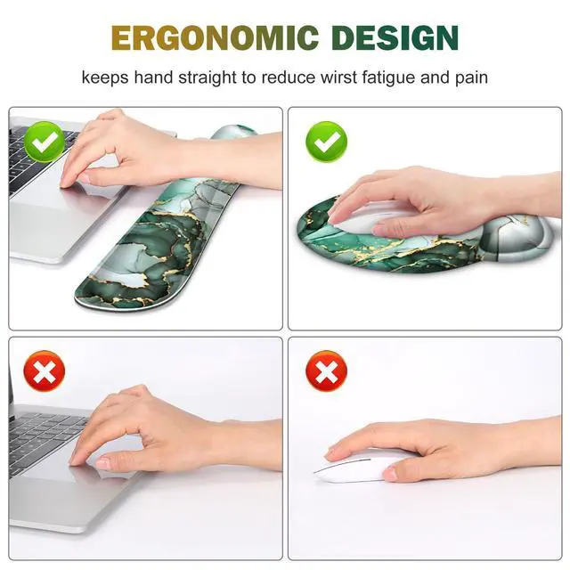Alt view image 4 of 7 - Gaming Mouse Pad, Large Desk Mat, Cute Desk Pad Protector 4in1 XXL Mousepad