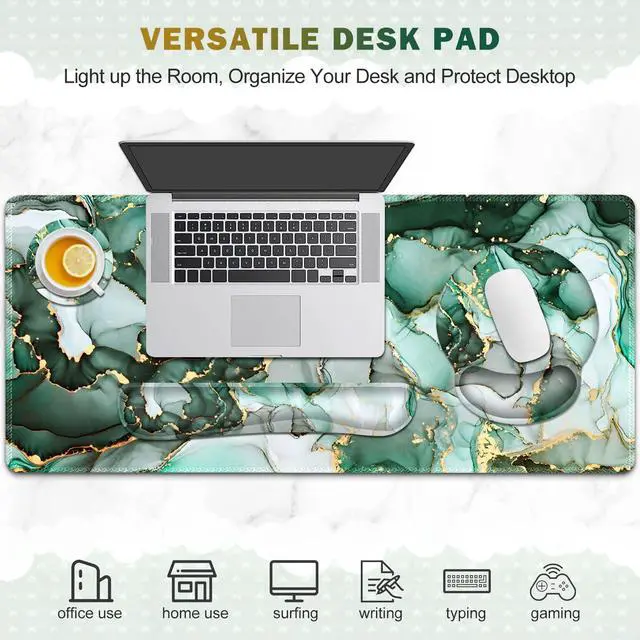 Alt view image 7 of 7 - Gaming Mouse Pad, Large Desk Mat, Cute Desk Pad Protector 4in1 XXL Mousepad