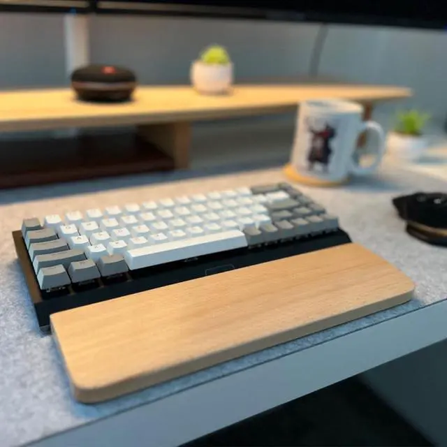 Alt view image 3 of 7 - Ergonomic Wrist Rest for Mechanical Keyboard, Fits 61 Key 60%