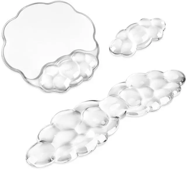 Main image of Gel Cloud Keyboard Wrist Rest, Cloud Wings Wrist Rest, White