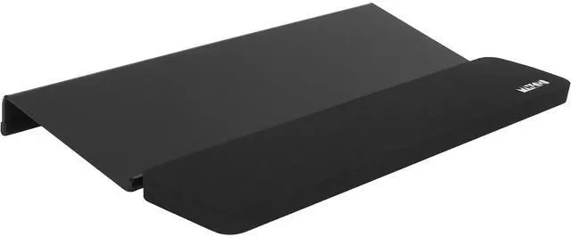 Main image of Acrylic Tilted Keyboard Riser Stand and Holder with Wrist Arm Rest Support Pad for Computer Desk Desktop, 16.9" Wide Black