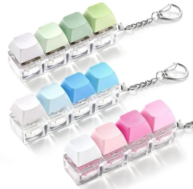 Main image of 3 Pack Keyboard Fidget Toy Clicky, Creamy & Silent Stress Relief Gift
