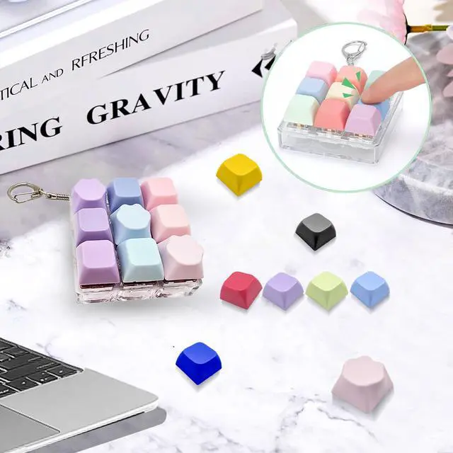 Alt view image 5 of 7 - Keyboard Fidget Toy, Clicky, Creamy & Silent Key Sounds, 84 Keycaps