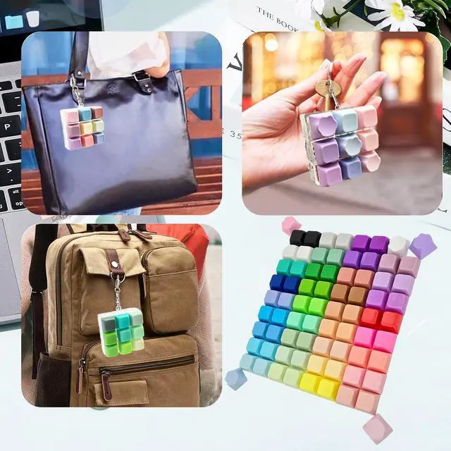 Alt view image 7 of 7 - Keyboard Fidget Toy, Clicky, Creamy & Silent Key Sounds, 84 Keycaps