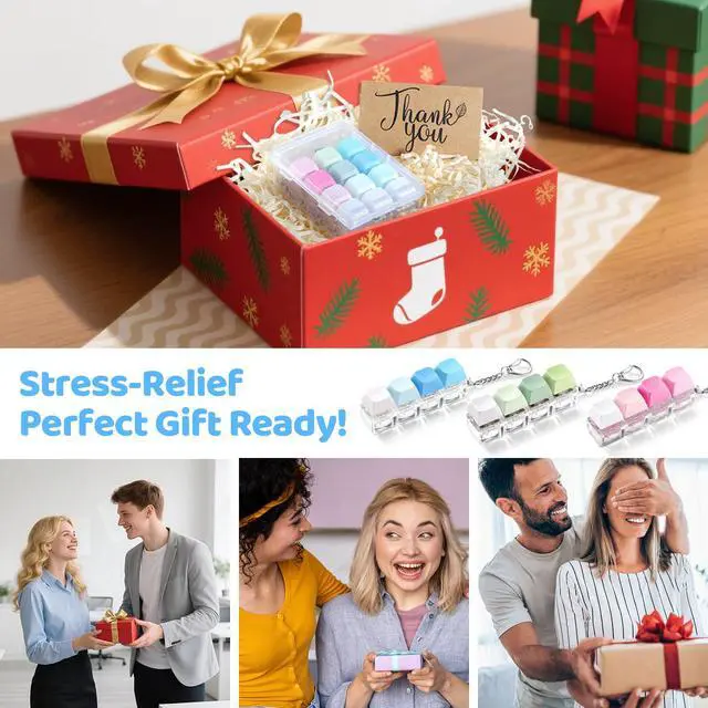 Alt view image 5 of 7 - 3 Pack Keyboard Fidget Toy Clicky, Creamy & Silent Stress Relief Gift