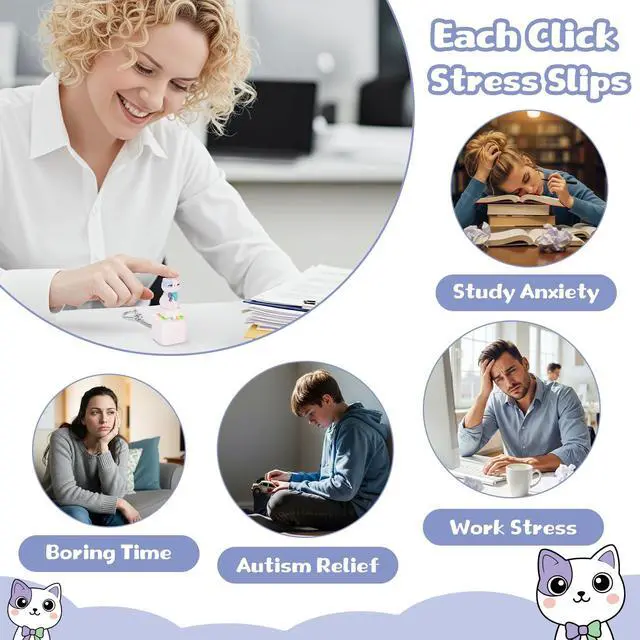 Alt view image 5 of 6 - Meowing Cat Keyboard Clicker Keychain for Adults