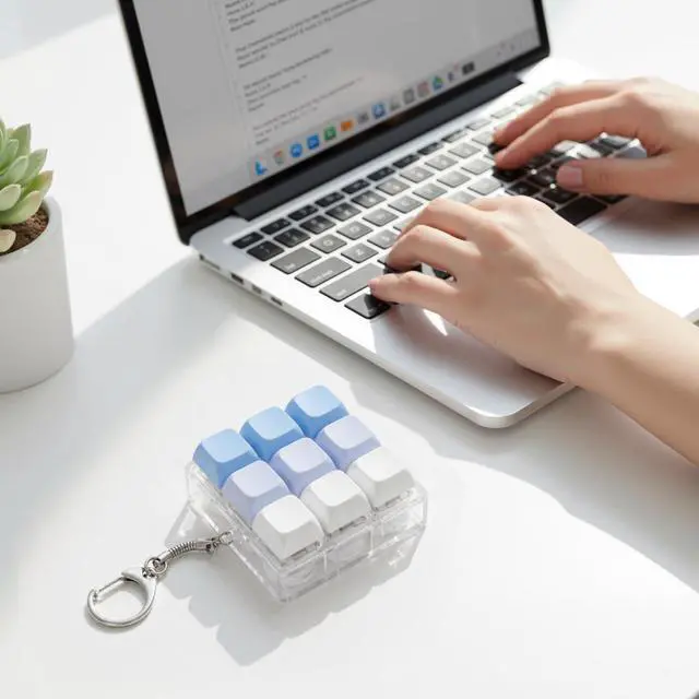 Alt view image 4 of 6 - Clicky Keyboard Fidget Toy for Adults Gradient Color