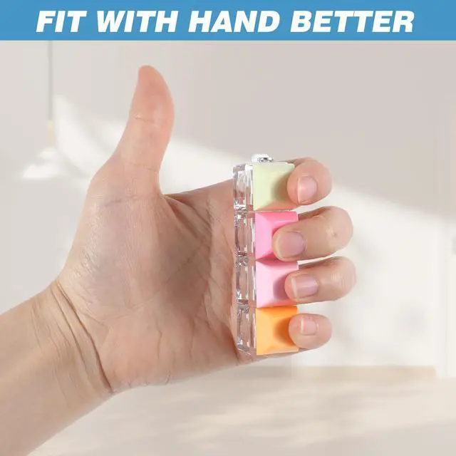 Alt view image 5 of 7 - Keyboard Fidget Clicker, Keyboard Fidget Keychain of 4 Colors