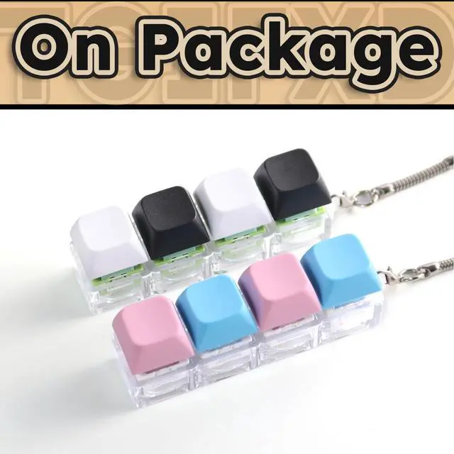 Alt view image 7 of 7 - Silent & Clicky Keyboard Fidget, Fidget Keyboard for Relief Your Stress, Fidget Keyboards for Office, Fidget Keyboard Keychain Gift for Quiet and Noisy Scenes