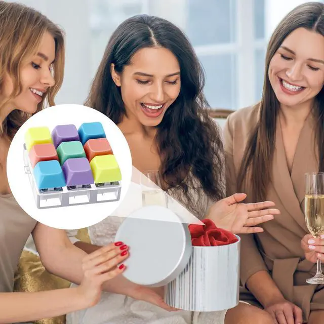 Alt view image 4 of 7 - Keyboard Fidget Clicker, Keyboard Fidget Keychain of 9 Colors