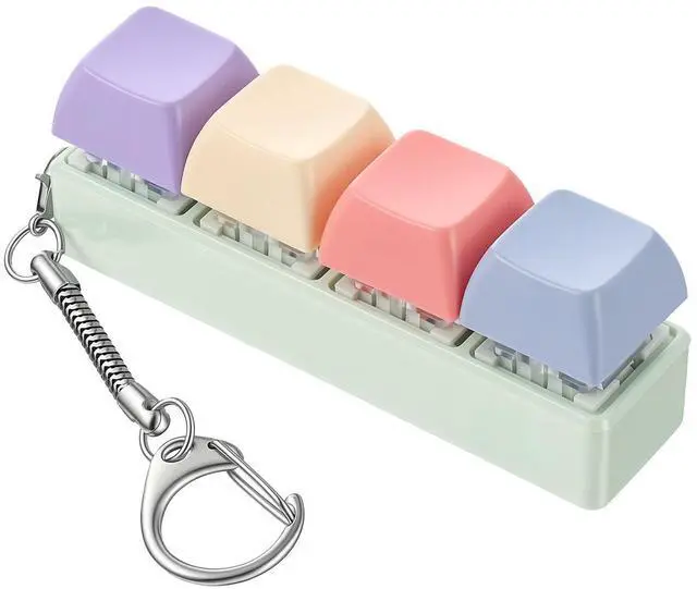 Main image of Keyboard Fidget Toy 4 in 1 Stress Relief Clicker Toy