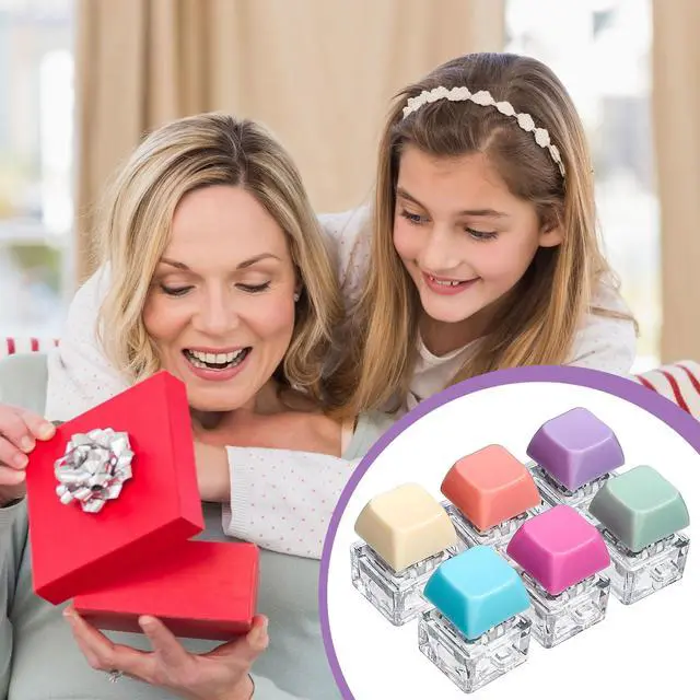 Alt view image 7 of 7 - Keyboard Fidget Toys, Single-Key Keyboard Keychain Decompression Toys, Push Bubble Button Sensory Gifts for Stress and Anxiety Relieve (Macaron Colors)