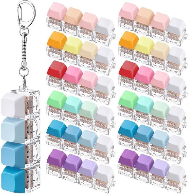Main image of Keyboard Fidget Clicker- Clicky & Silent,Macaron Colors