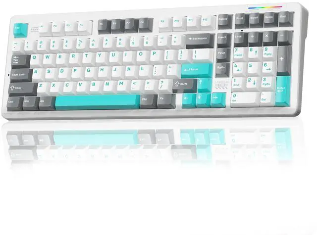 Main image of Mechanical Creamy Wireless Gaming Keyboard With Number Pad