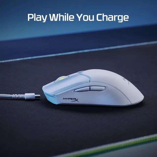 Alt view image 5 of 7 - Pulsefire Haste 2 Wireless Gaming Mouse- Ultra Lightweight, 61g, 100 Hour Battery Life, Dual Wireless Connectivity, Precision Sensor - Black