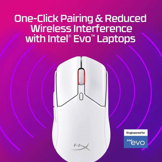 Alt view image 7 of 7 - Pulsefire Haste 2 Wireless Gaming Mouse- Ultra Lightweight, 61g, 100 Hour Battery Life, Dual Wireless Connectivity, Precision Sensor - Black