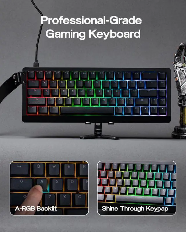Alt view image 7 of 7 - Lite Hall Effect Gaming Keyboard, 8k Polling & 128K Scan Rate