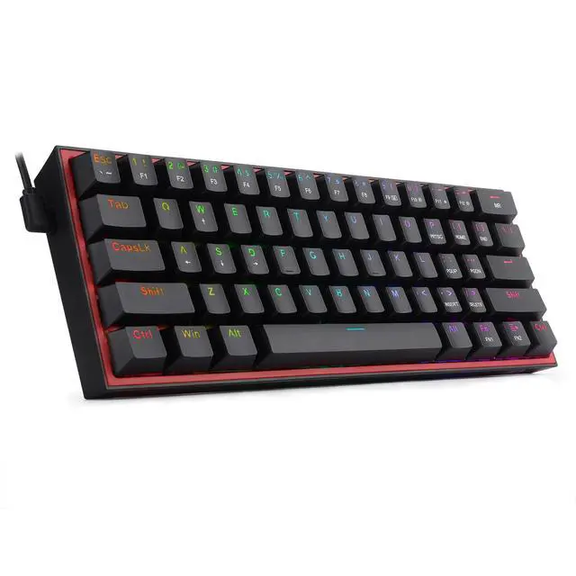 Alt view image 6 of 7 - Compact Hot-Swap RGB Gaming Mechanical Keyboard