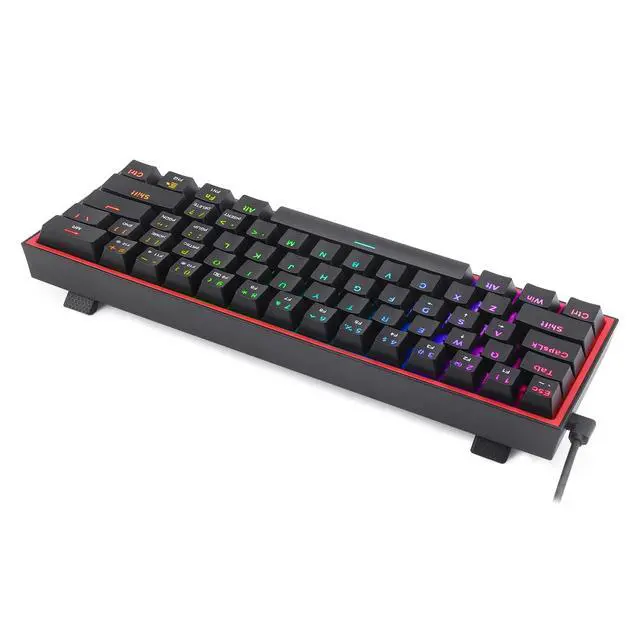 Alt view image 7 of 7 - Compact Hot-Swap RGB Gaming Mechanical Keyboard