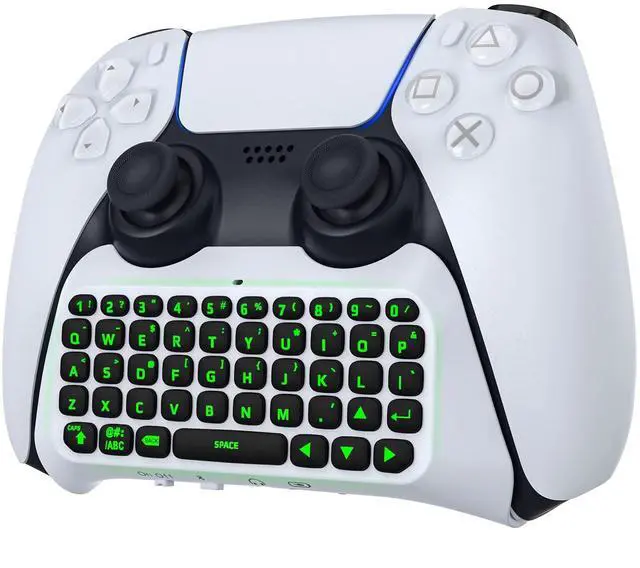 Main image of Keyboard for PS5 Controller with Green Backlight