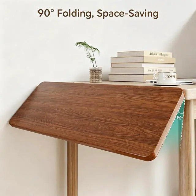 Alt view image 4 of 7 - Desk Extender Tray, 24 * 10 Inch Ergonomic Clamp On Desk Extender, Mouse & Keyboard Extender for Desk, No Drill Keyboard Tray Under Desk for Home Office Workspace (Walnut, 24 * 10 Inch)