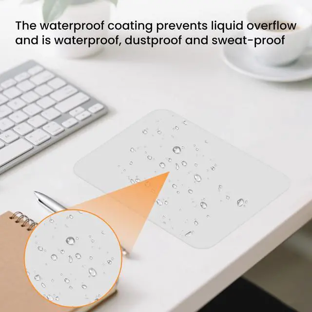 Alt view image 6 of 6 - Small Mouse Pad 6 x 8 Inch, Horizontal and Vertical Flexible use. Great for Traveling, Wireless laptops, Keyboard Trays, Offices, etc.