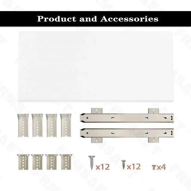 Alt view image 5 of 7 - Office Product 20/24/30 inch Keyboard Drawer Tray (24 inch,White)