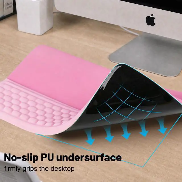 Alt view image 6 of 7 - Keyboard Stand with Wrist RestErgonomic Keyboard Riser Holder Lifter Tray