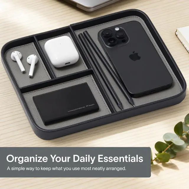 Alt view image 2 of 7 - Medium EDC Tray - Pebble Black (9.5 x 7.9 in)